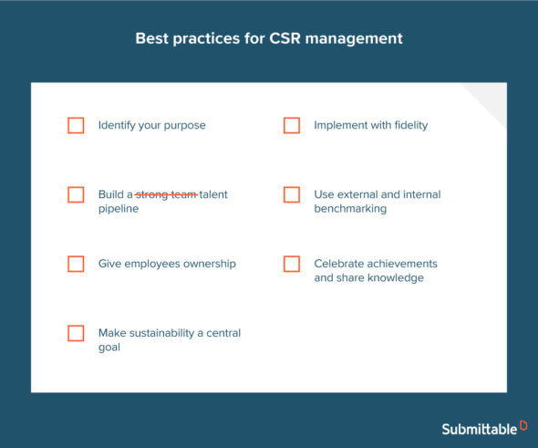 7 CSR Management Best Practices for Maximizing Impact & Sustainability ...