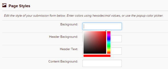 Page Styles - Popup color picker - V3