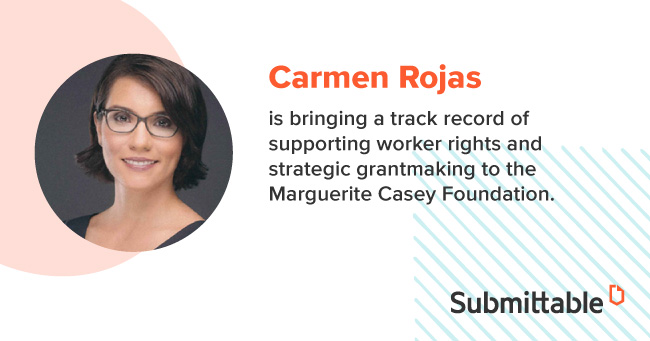Carmen Rojas, an executive in grantmaking