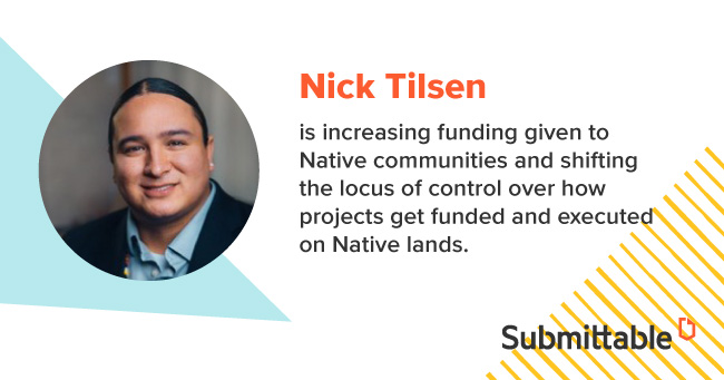 Nick Tilsen, an executive in grantmaking